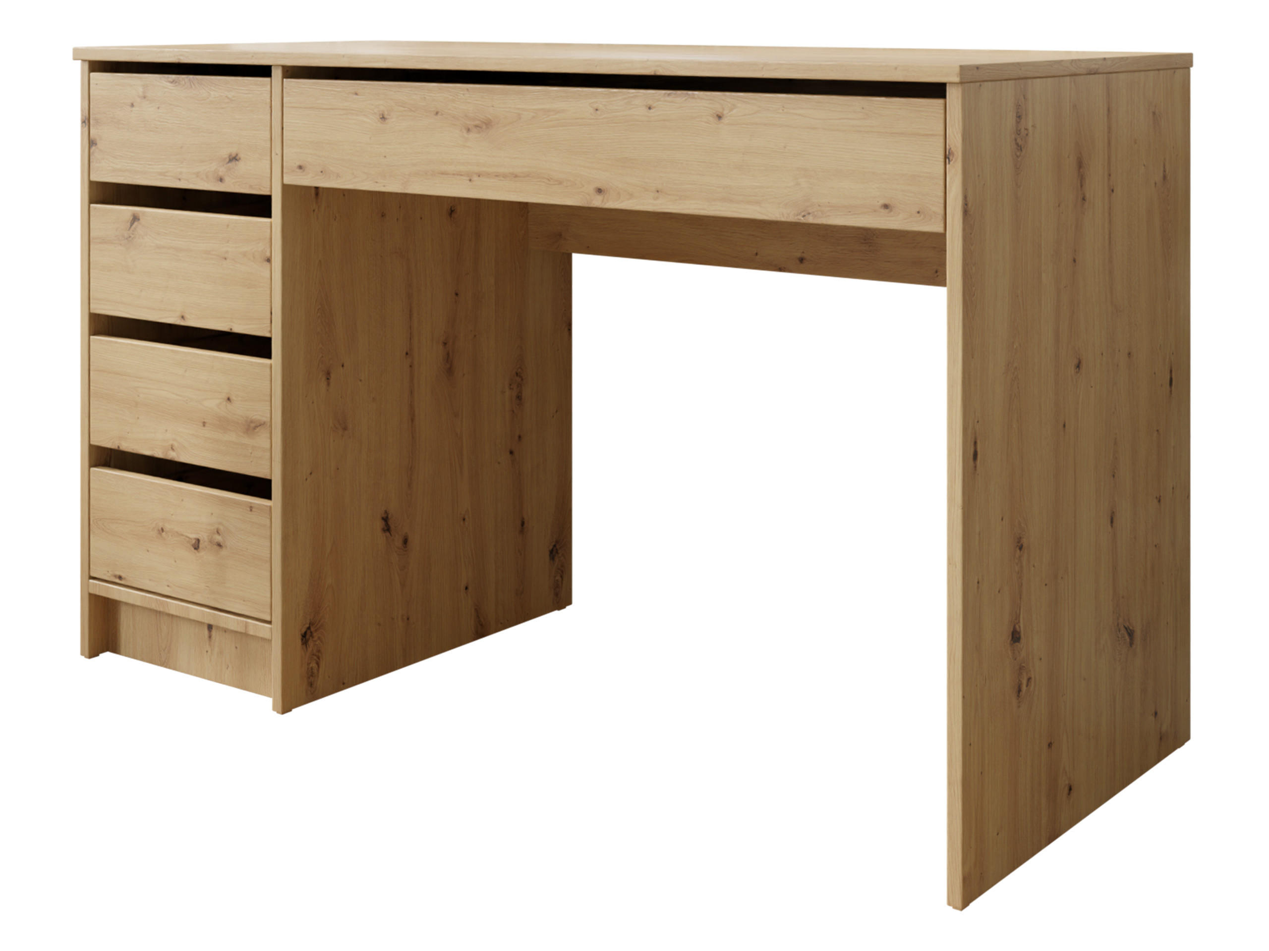 MIRJAN24 SCHREIBTISCH Braun 120cm × 55cm × 76cm