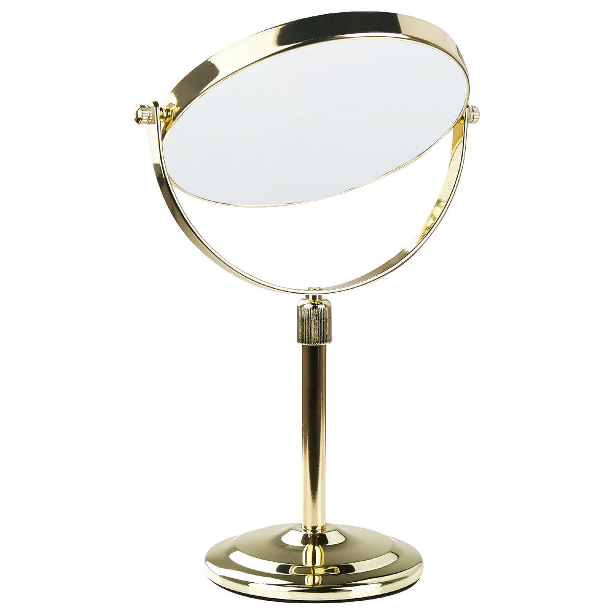 KOSMETIKSPIEGEL 20 cm Gold Aveyron - Goldfarben, Metall (13/38/20cm) - Beliani