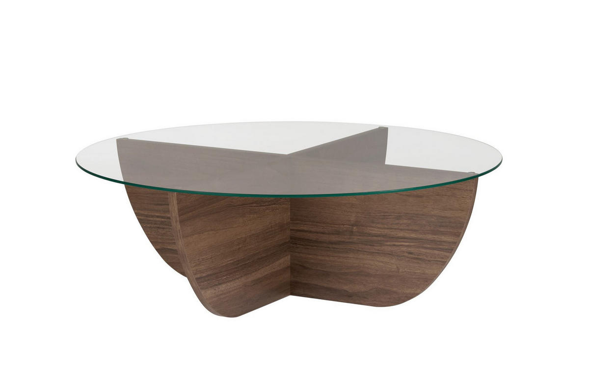 COUCHTISCH liya Braun - Braun, Holz (90/90/30cm) - Habitat Garten