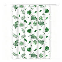 DUSCHVORHANG – 180 x 200 cm – inklusive Haken - Multicolor, Kunststoff (180/200cm)
