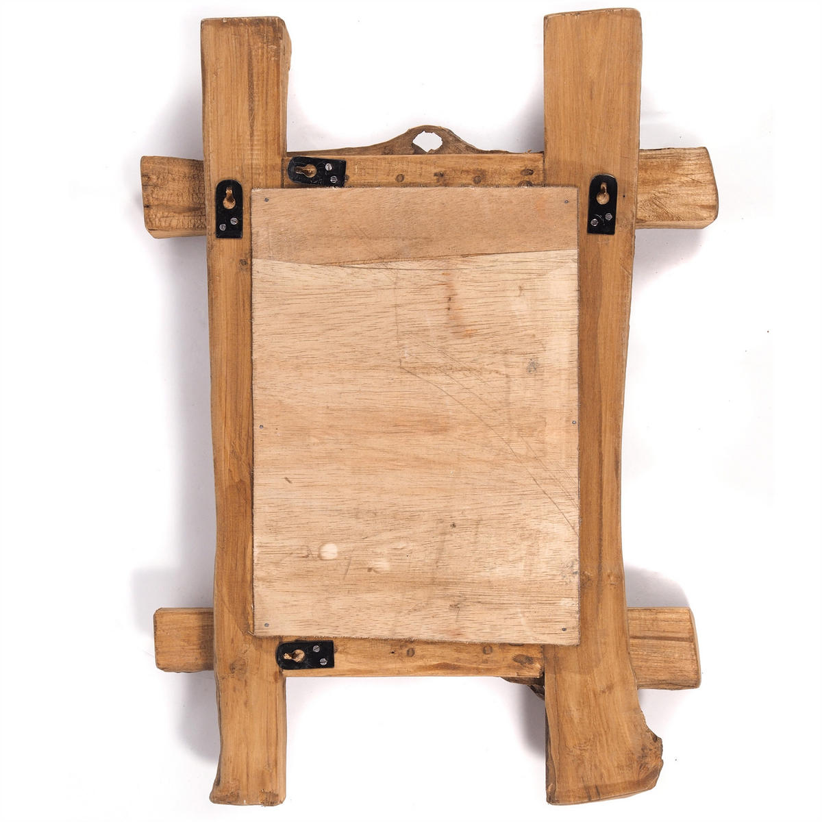 WANDSPIEGEL VINTAGE TEAK Treibholz, 45x60 cm naturfarben - Naturfarben, Holz (45/60/5cm) - DESIGN DELIGHTS