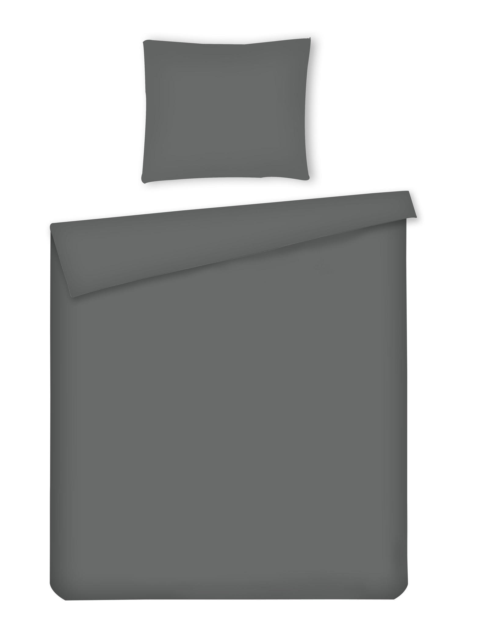 BETTWÄSCHE Micros - Grau, Textil (160/200cm) - home&you