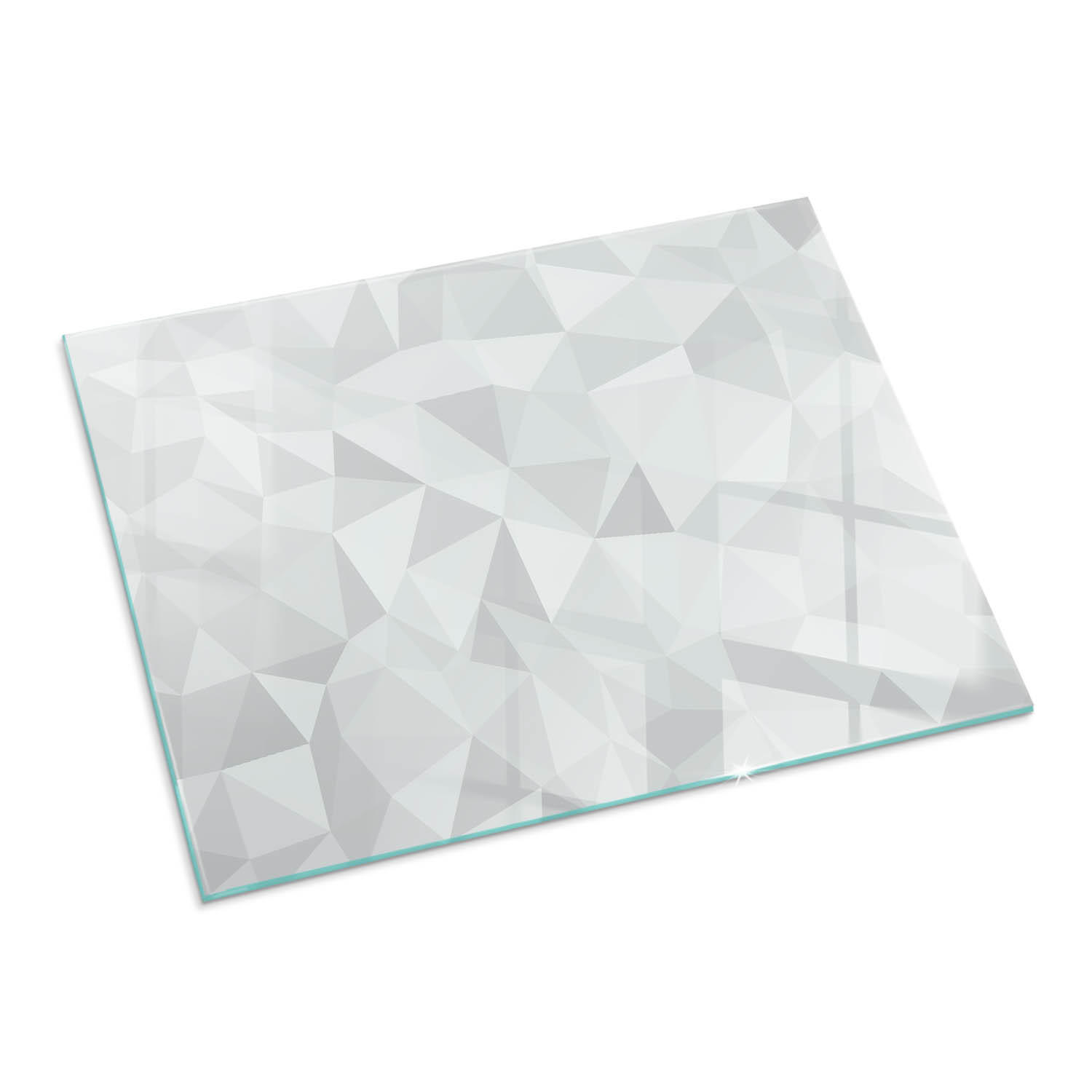 ArtPrintCave Glasplatte Grau 80x60x0.4 cm