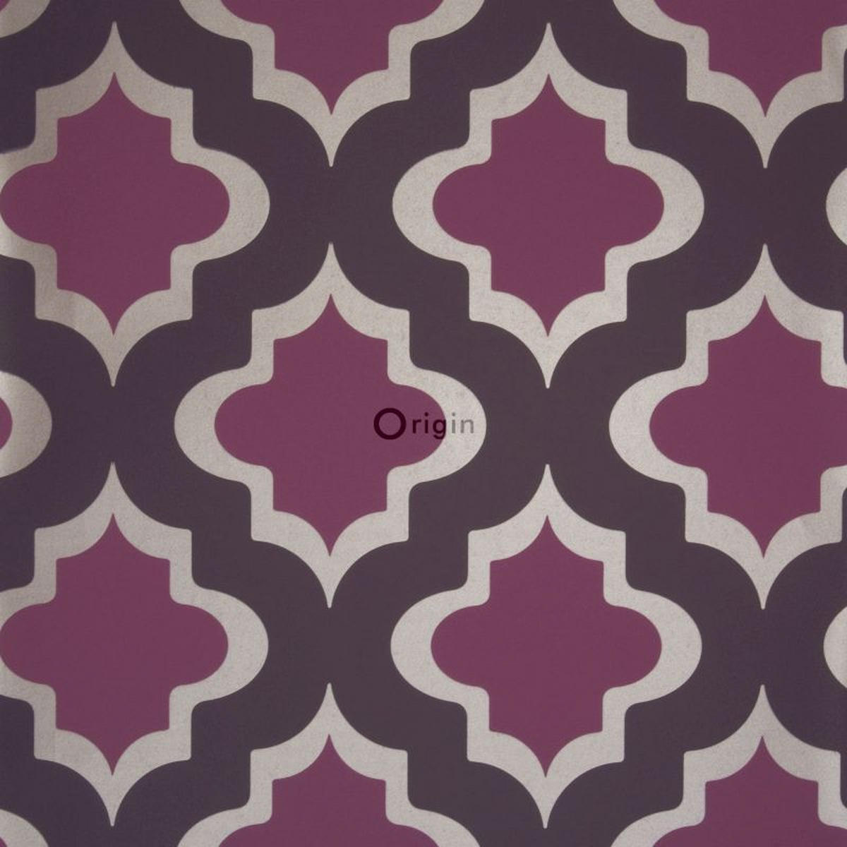 TAPETE Kasbah-Motiv 52 cm x 10.05 m - Rot, Papier (52/1000cm) - Origin Wallcoverings