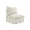 SOFAELEMENT Bouclé Stoff Beige - Sandfarben/Schwarz, Holzwerkstoff/Kunststoff (75/77/90cm) - Makamii