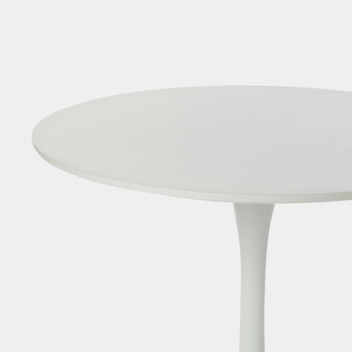 ESSTISCH Cory Weiß 80 cm x 73 cm - Weiß, Holzwerkstoff (80/80/73cm)