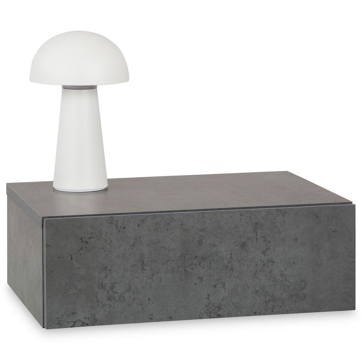 NACHTTISCH ANNE hängend - Dunkelgrau, Holzwerkstoff (42/14/30cm) - CARO-Möbel