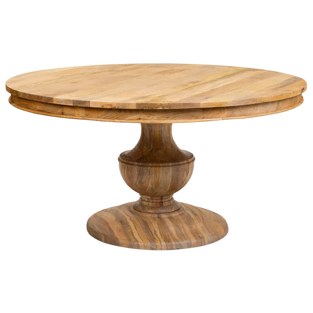 ESSTISCH aus mangoholz D150x77 cm - Braun, Holz (150/150/77cm) - Wanderlust