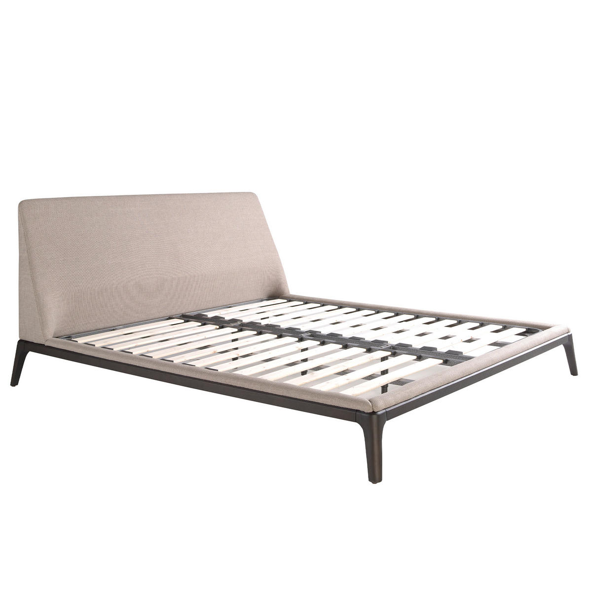 BETT Rechteckig Grau Schwarz 192/230/101 cm - Schwarz/Grau, Textil (180/200cm) - ANGEL CERDA