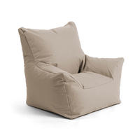 OOUTDOOR-KINDER-SITZSACK Der Gartenzwerg - Beige, Textil (52/57/53cm) - Mokebo