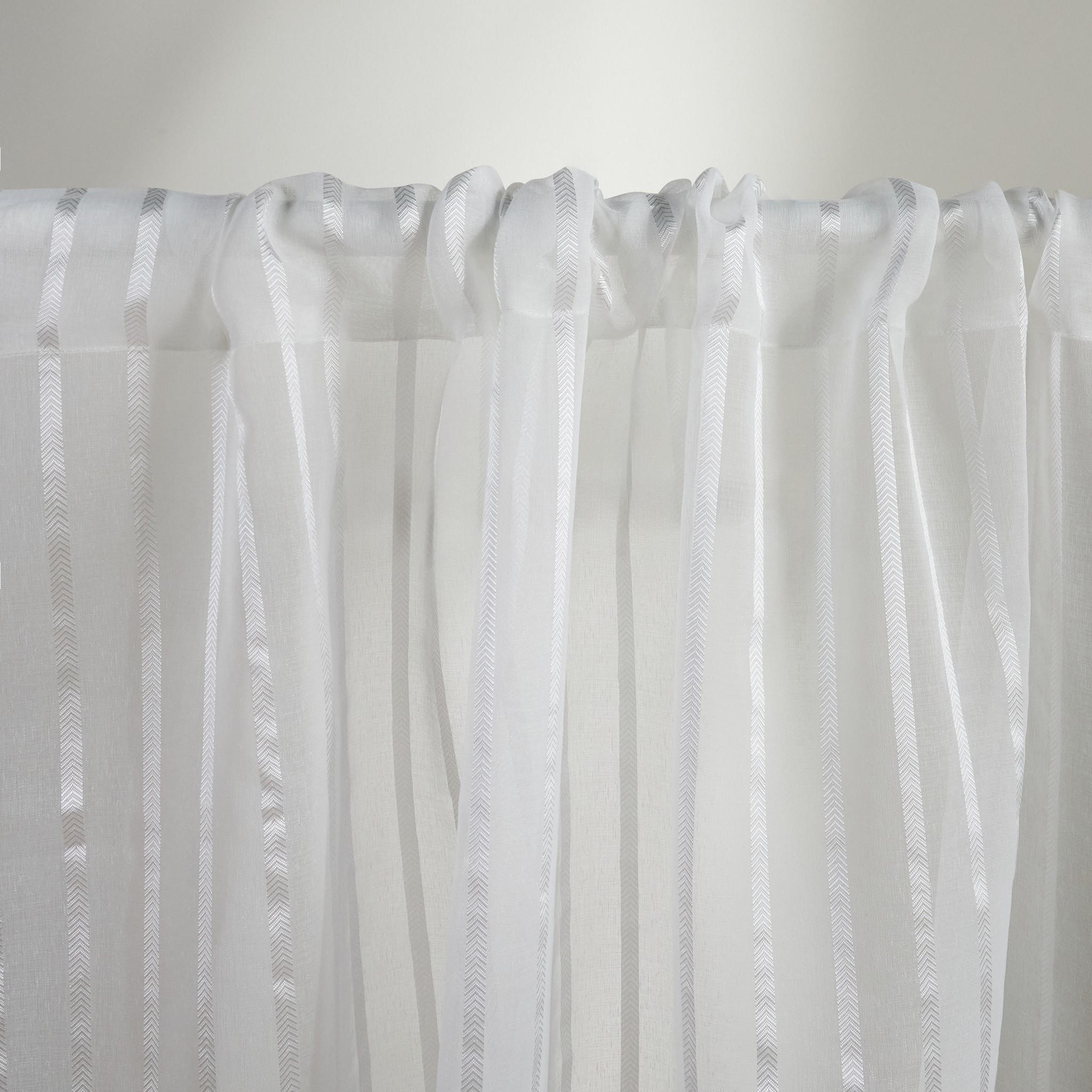 Thumbnail - home&you Vorhang, Weiß, Textil, 140x1x300 cm, Wohntextilien, Gardinen & Vorhänge, Fertiggardinen, Fertigstores