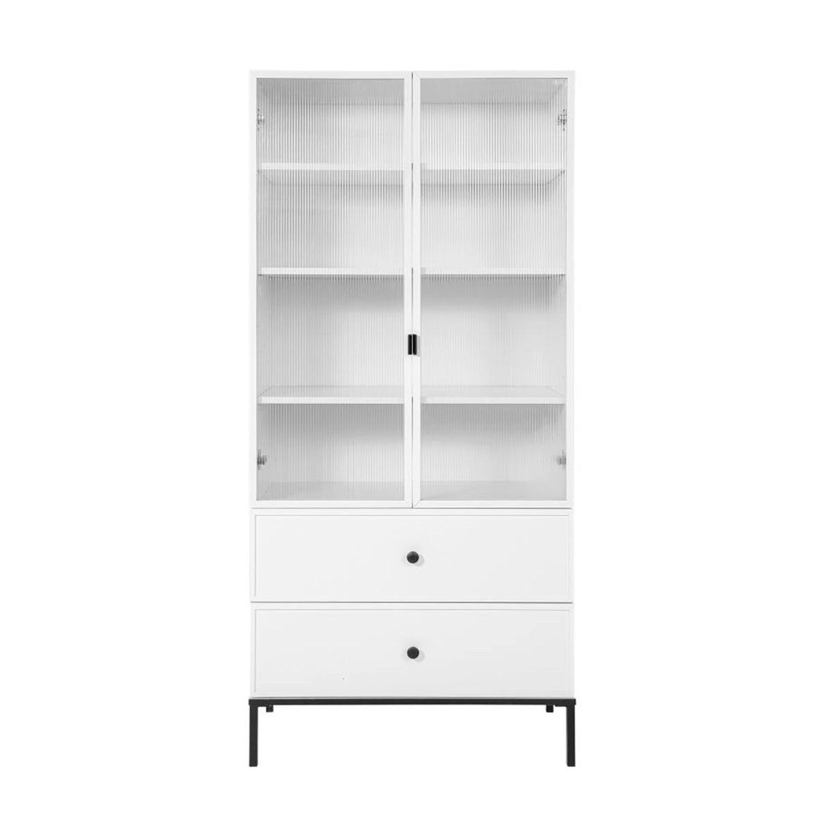 BÜCHERREGAL Lumi Weiß und Schwarz - Weiß, Holzwerkstoff (80/170/40cm) - Petits-meubles