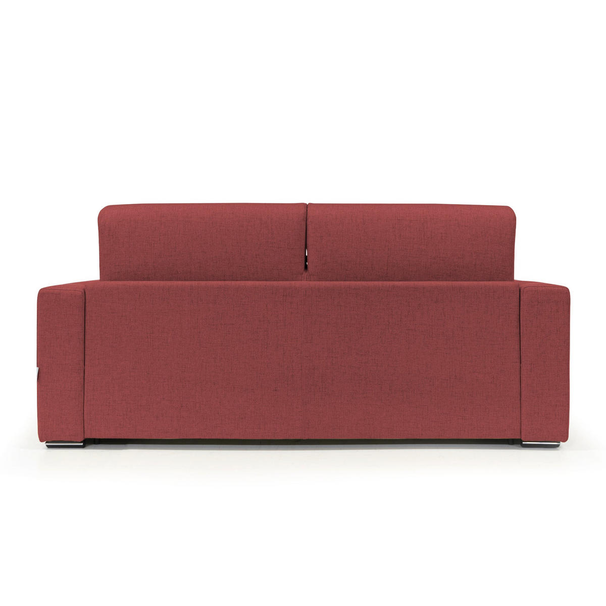 SCHLAFSOFA Nixon - Rot, Textil (220/93/96cm) - Divani.store