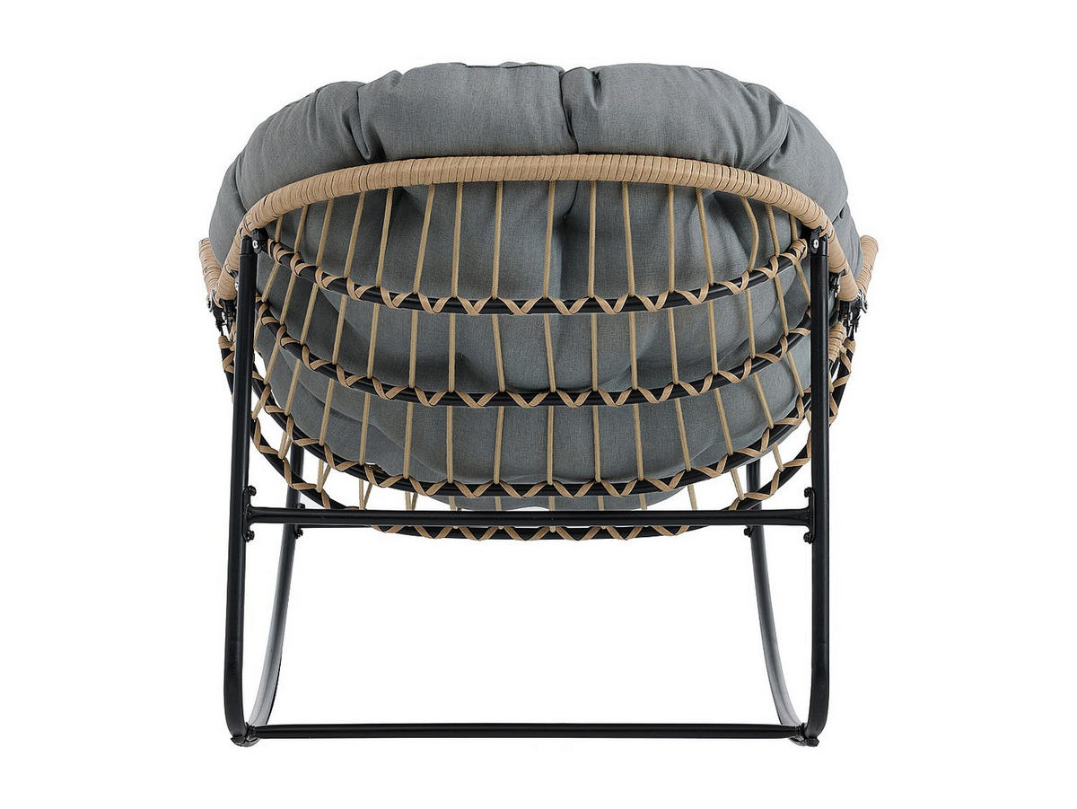 GARTENSESSEL - 1 Person - Metall - Anthrazitgrau - - Anthrazit, Metall (96/81/108.5cm) - Vente-Unique