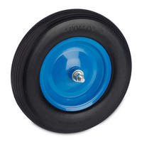 SCHUBKARRENRAD - Multicolor, Kunststoff/Metall (38.5/8.5/38.5cm) - Relaxdays