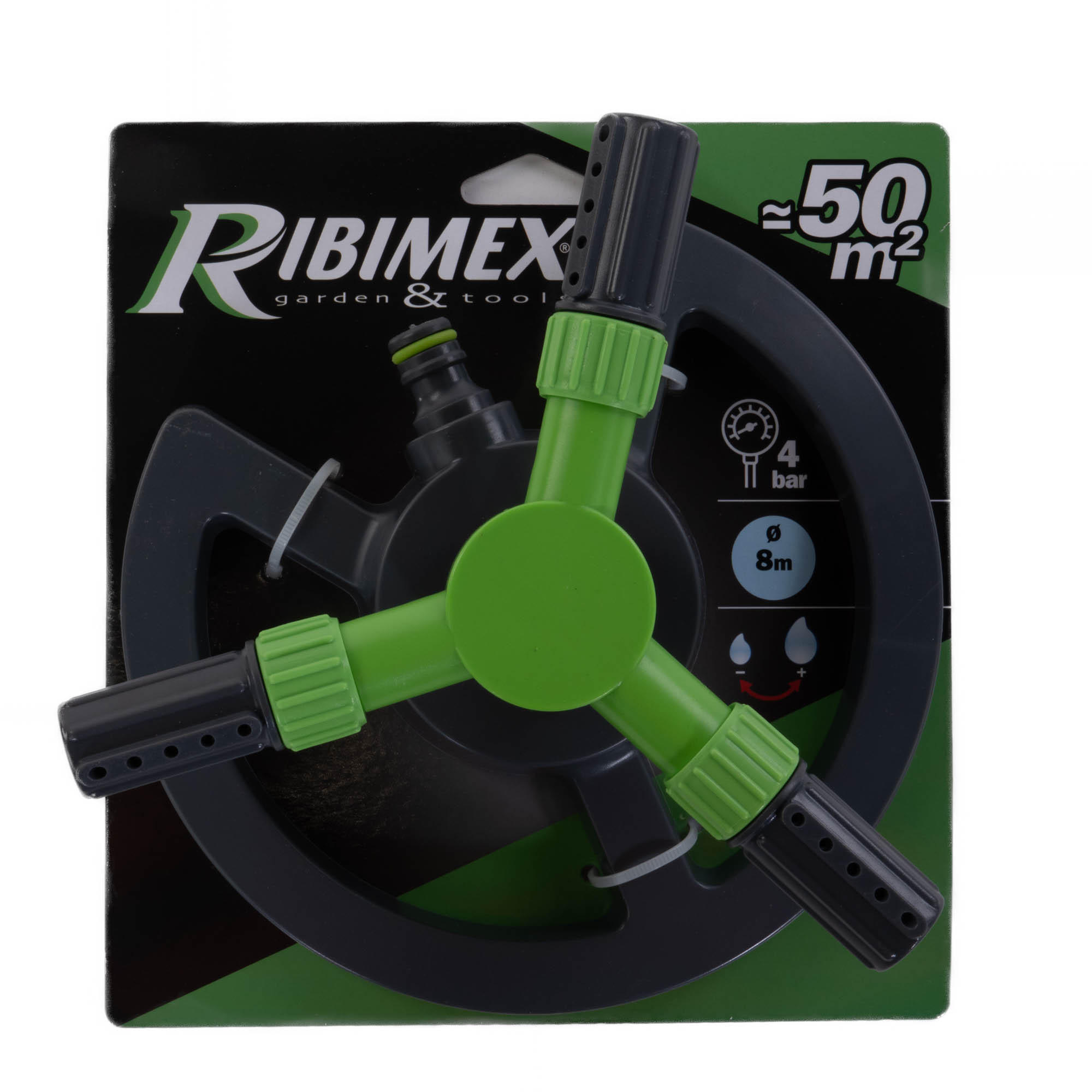 DREHREGNER Ribimex - Grau, Kunststoff (20.5/11/23cm)