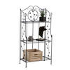 STANDREGAL Remus schwarz - Schwarz, Metall (58/118/33cm) - TPFGarden
