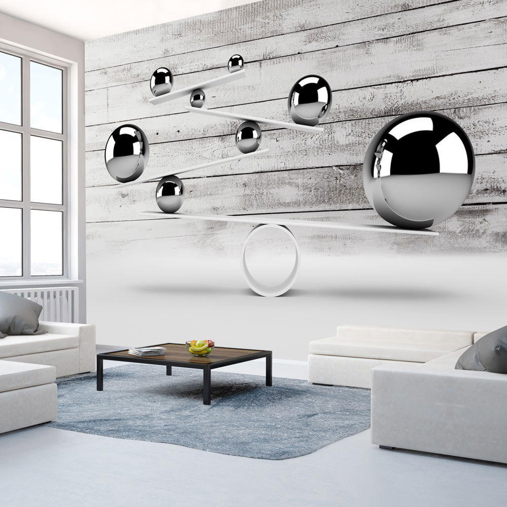VLIESTAPETE Grau 300/210 cm - Silberfarben/Grau, Textil (300/1cm) - KUNSTLOFT