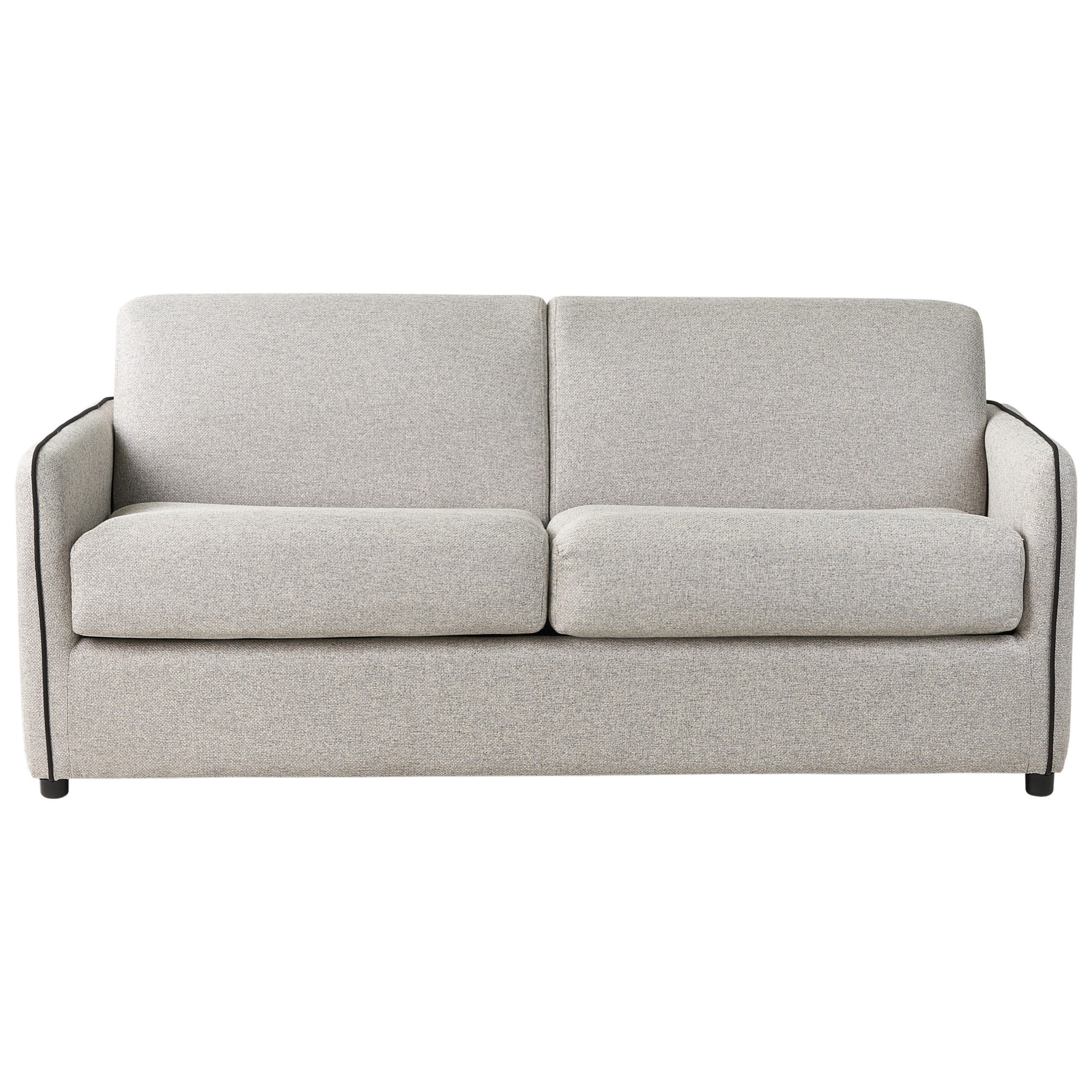 CANAPEA EXTENSIBILĂ cu 2 locuri textil gri deschisă Ishoj
