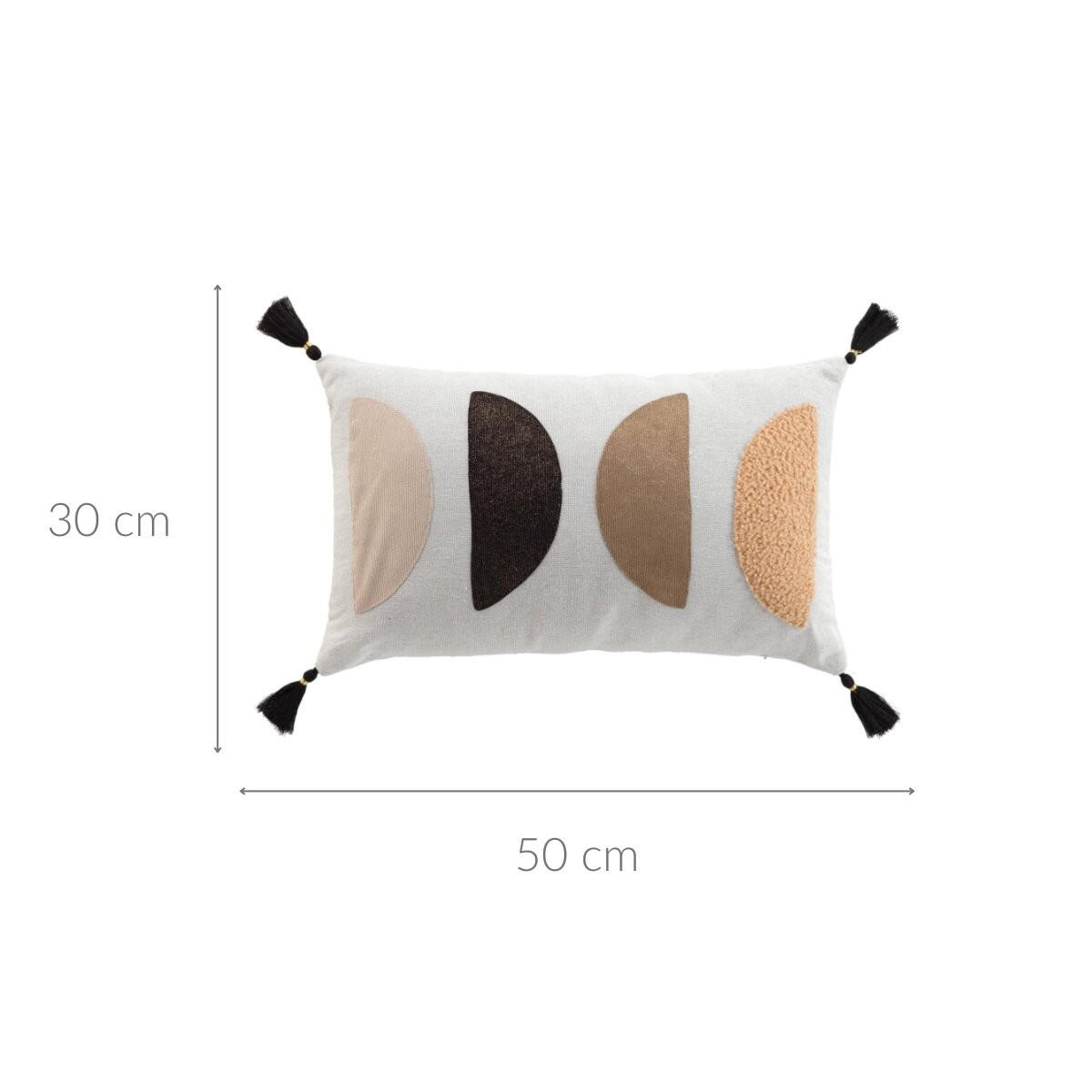 DEKOKISSEN Lumis 30/50 cm - Braun, Textil (30/50cm) - Douceur d´intérieur