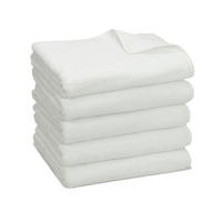 DUSCHTÜCHER, 5er-Set, 70x140 cm, 100% Baumwolle, Weiß - Weiß, Textil (70/140cm) - Zollner