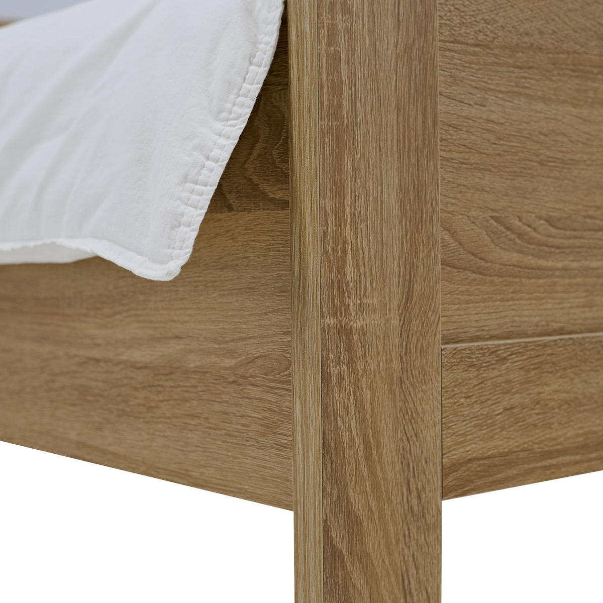 HOLZBETT Seniorenbett 100/200 Natur - Braun, Holz (100/200cm) - Homestyle4u