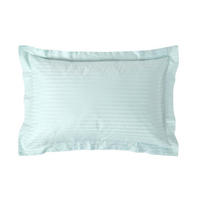 KISSENBEZUG Damast mit Stehsaum, Fadendichte 330 - Blau, Textil (48/74cm) - Homescapes