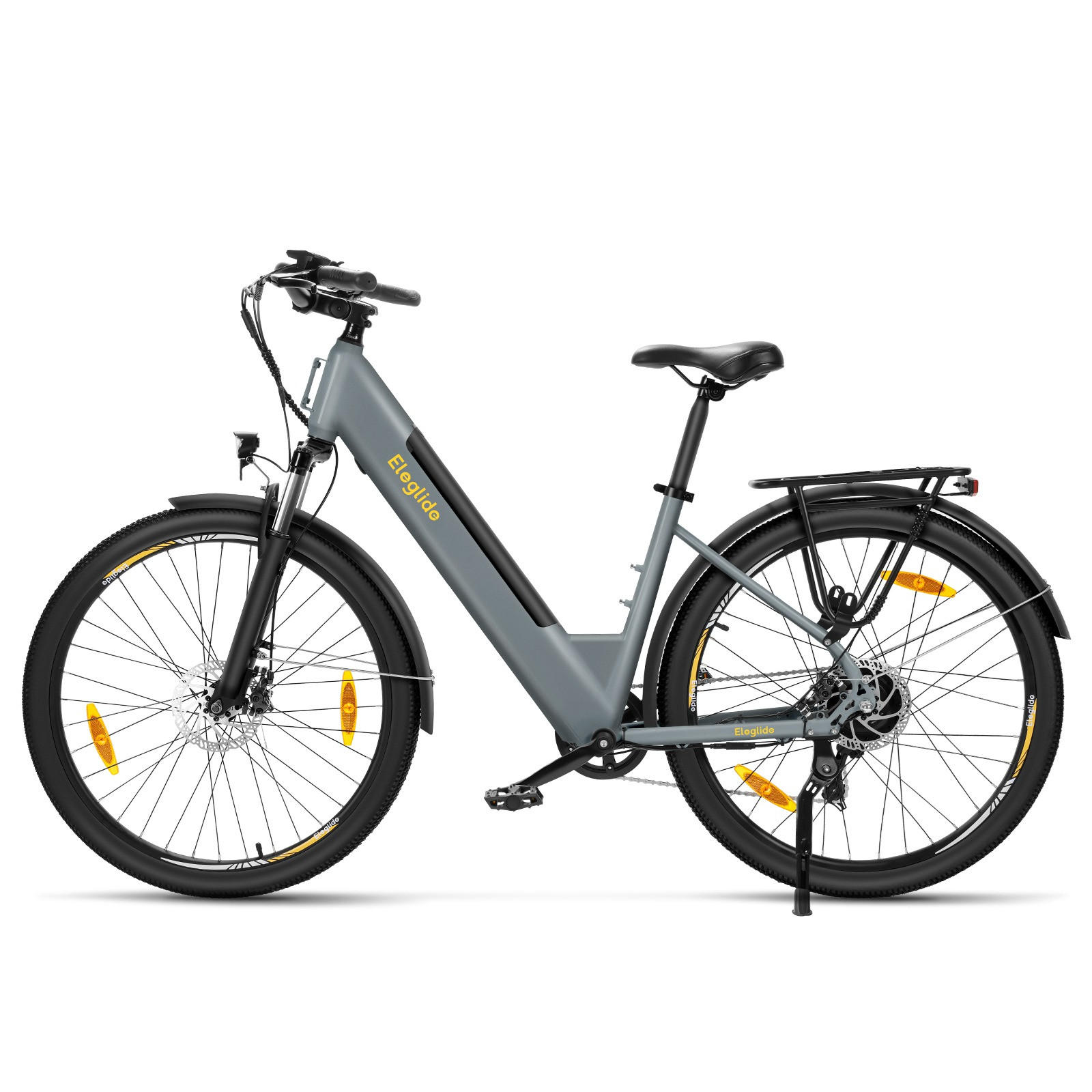 E-BIKE Eleglide T1 ST – Extensive 100 km Reichweite & herausnehmbarer Akku - Grau, Metall (78cm)
