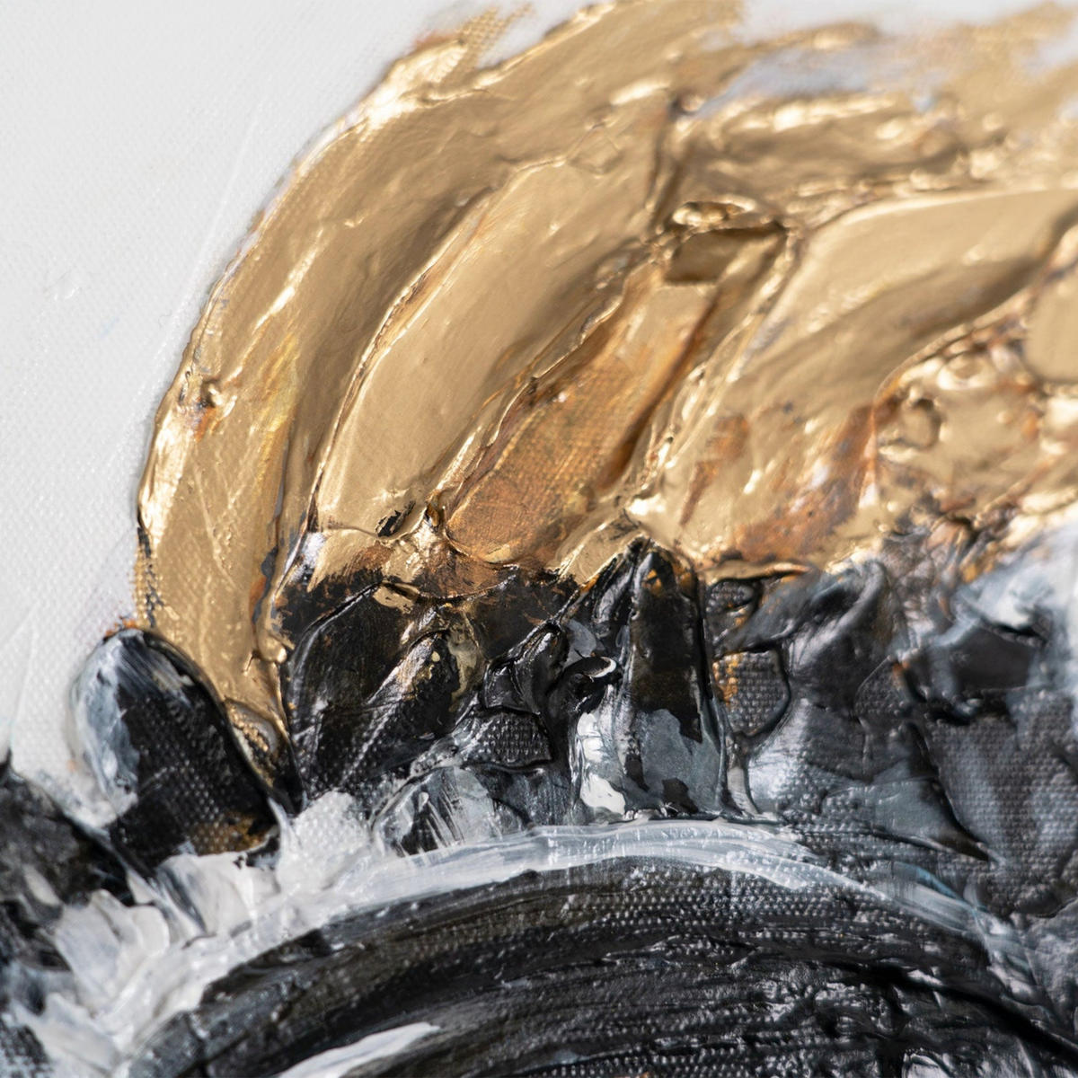 GEMÄLDE Licht der Freiheit Schattenfugenrahmen Schwarz 120x80 cm - Schwarz, Holz (120/80cm) - YS-art gallery