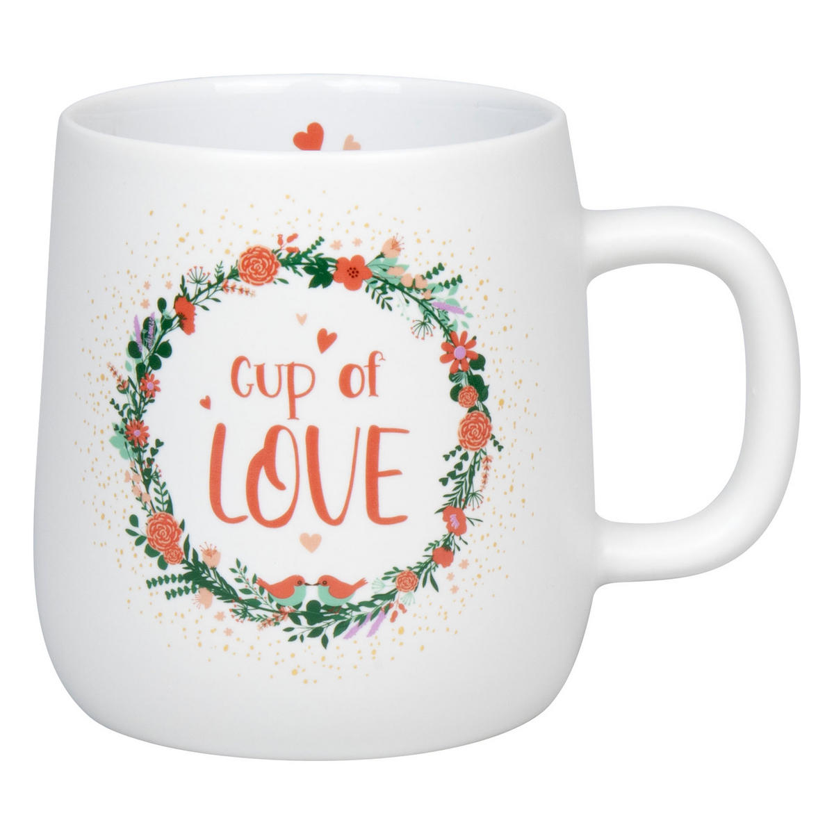 KAFFEEBECHER Cup of Love - Naturfarben, Keramik (0.4L) - Könitz