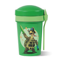 MÜSLIBECHER To Go 540 ml - Grün, Kunststoff (11.3/11/16cm) - Stoneline