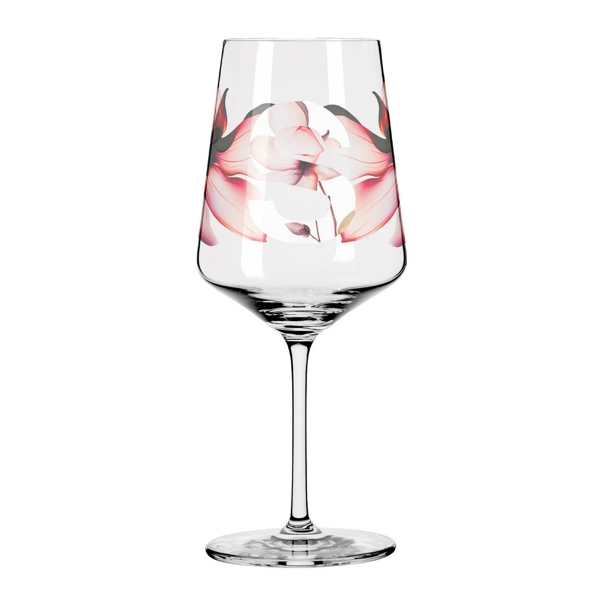 APERITIFGLÄSER BLUMEN UND ZAHLEN Sommersonett transparent 544 ml 2er Set - Transparent, Glas (0.544L) - Ritzenhoff