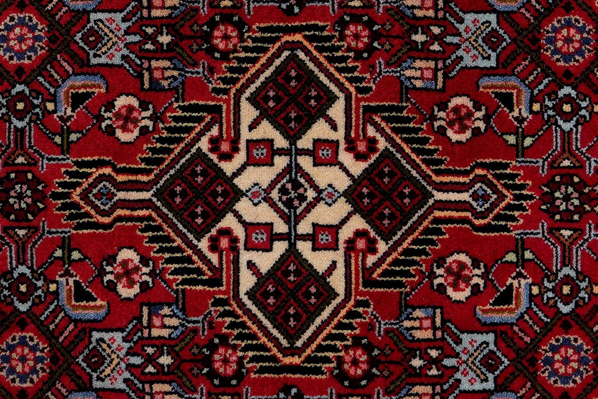 ORIENTTEPPICH handgeknüpft Assadabad Rot 130/81 cm Schurwolle - Rot, Textil (81/130cm) - Looma