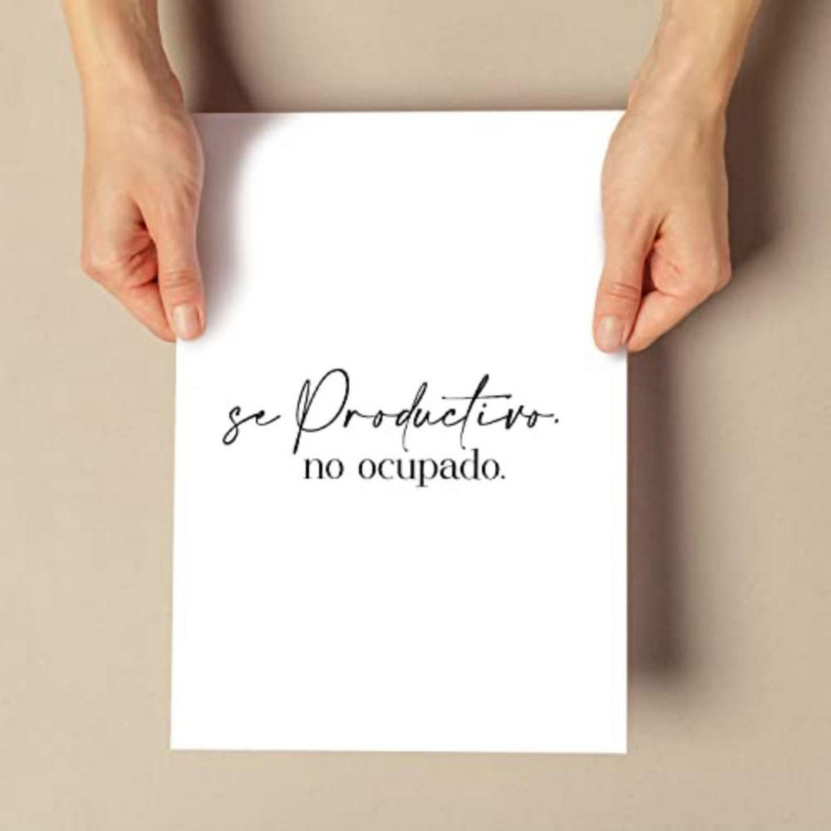 POSTER Set mit 4 Jetzt TypografieStil A4 Rahmenlos - Klar, Papier (29.7/3cm) - Nacnic