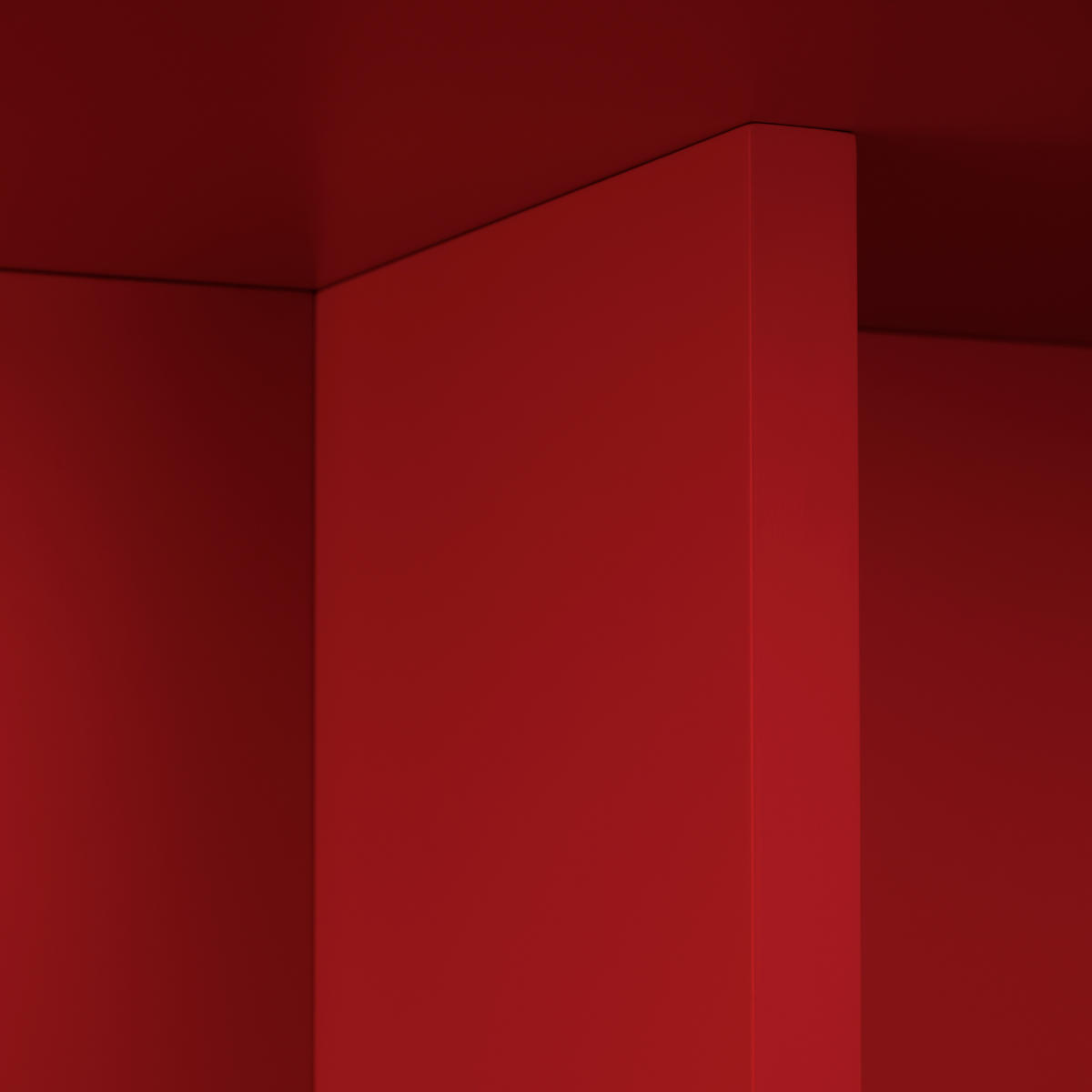 ESSTISCH Rechteckiger mit laminiertem 3 cm in Rot, 90/120 cm - Rot, Holzwerkstoff (90/120/75cm) - RNT By Really Nice Things