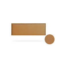 KOPFTEIL gepolstert MODENA Kunstleder 130x55x8 cm - Hellbraun - Moonia - Hellbraun, Holz (130/8/55cm)