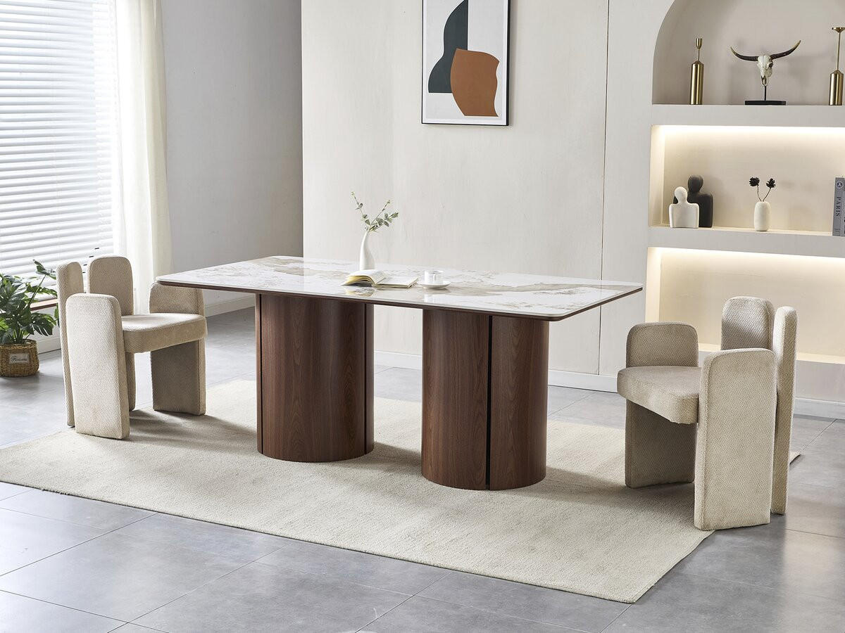 ESSTISCH milano Braun - Braun, Keramik (180/90/75cm) - Habitat Garten