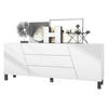 SIDEBOARD Houston Weiß matt - Weiß, Holzwerkstoff (178/69.5/38.5cm) - Vladon