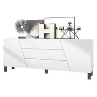 SIDEBOARD Houston Weiß matt - Weiß, Holzwerkstoff (178/69.5/38.5cm) - Vladon