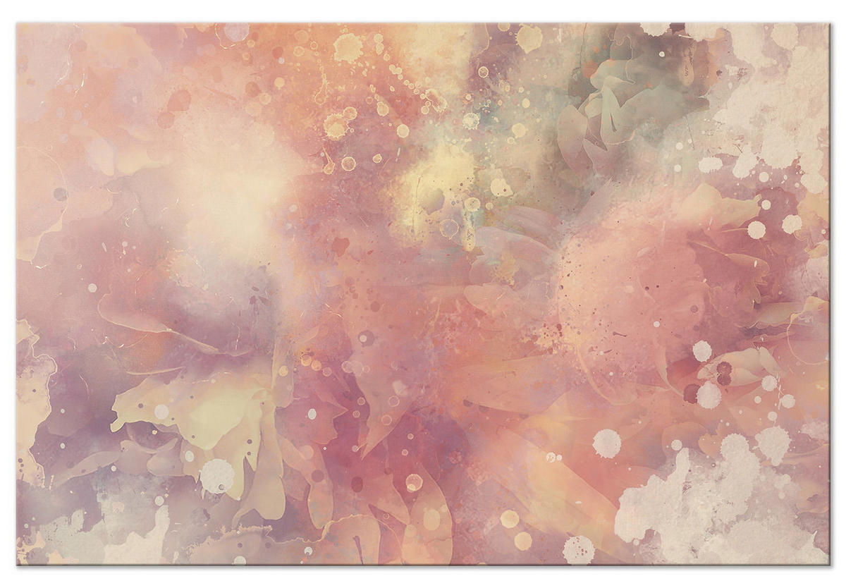 KUNSTDRUCK Rosa 90/60 cm - Pink, Textil (90/60cm) - KUNSTLOFT