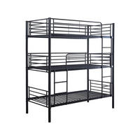 ETAGENBETT havin Schwarz - Schwarz, Metall (190/90cm) - Habitat Garten