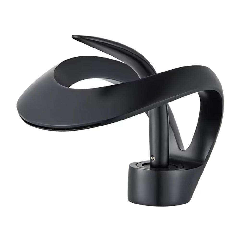 WASCHTISCHARMATUR Messing, Schwarz, Heiß-/Kaltwasser - Schwarz, Metall (5/15/9cm) - Kaket
