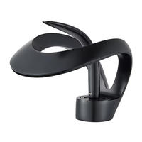 WASCHTISCHARMATUR Messing, Schwarz, Heiß-/Kaltwasser - Schwarz, Metall (5/15/9cm) - Kaket