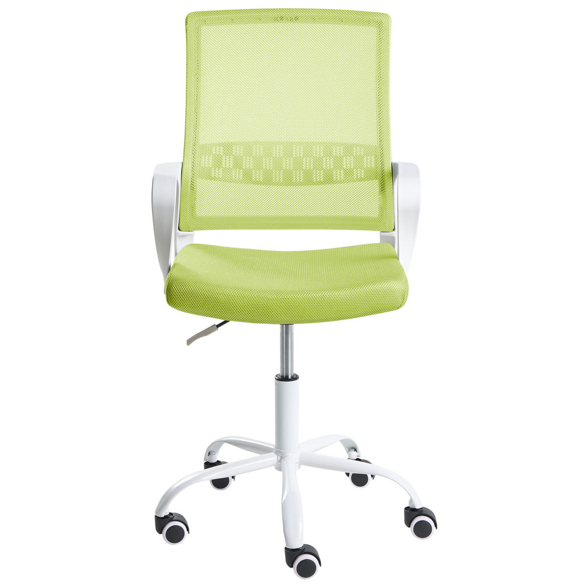 BÜROSTUHL Limettengrün Ease - Limette, Textil (54/94/54cm) - Beliani