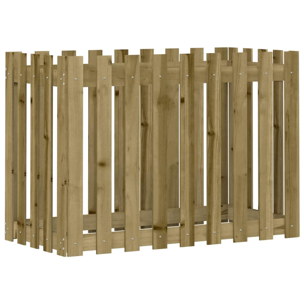 furnicato Hochbeet Braun 100x70x50 cm