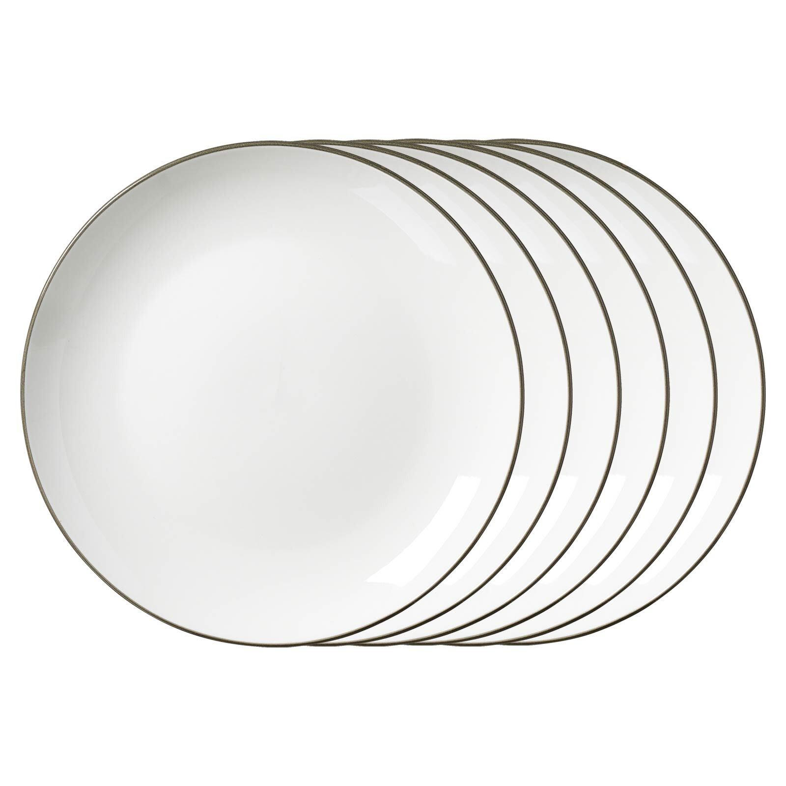 DESSERTTELLER Adela grau ø 20,5 cm 6er Set - Grau, Keramik (20.5cm) - Ritzenhoff Breker