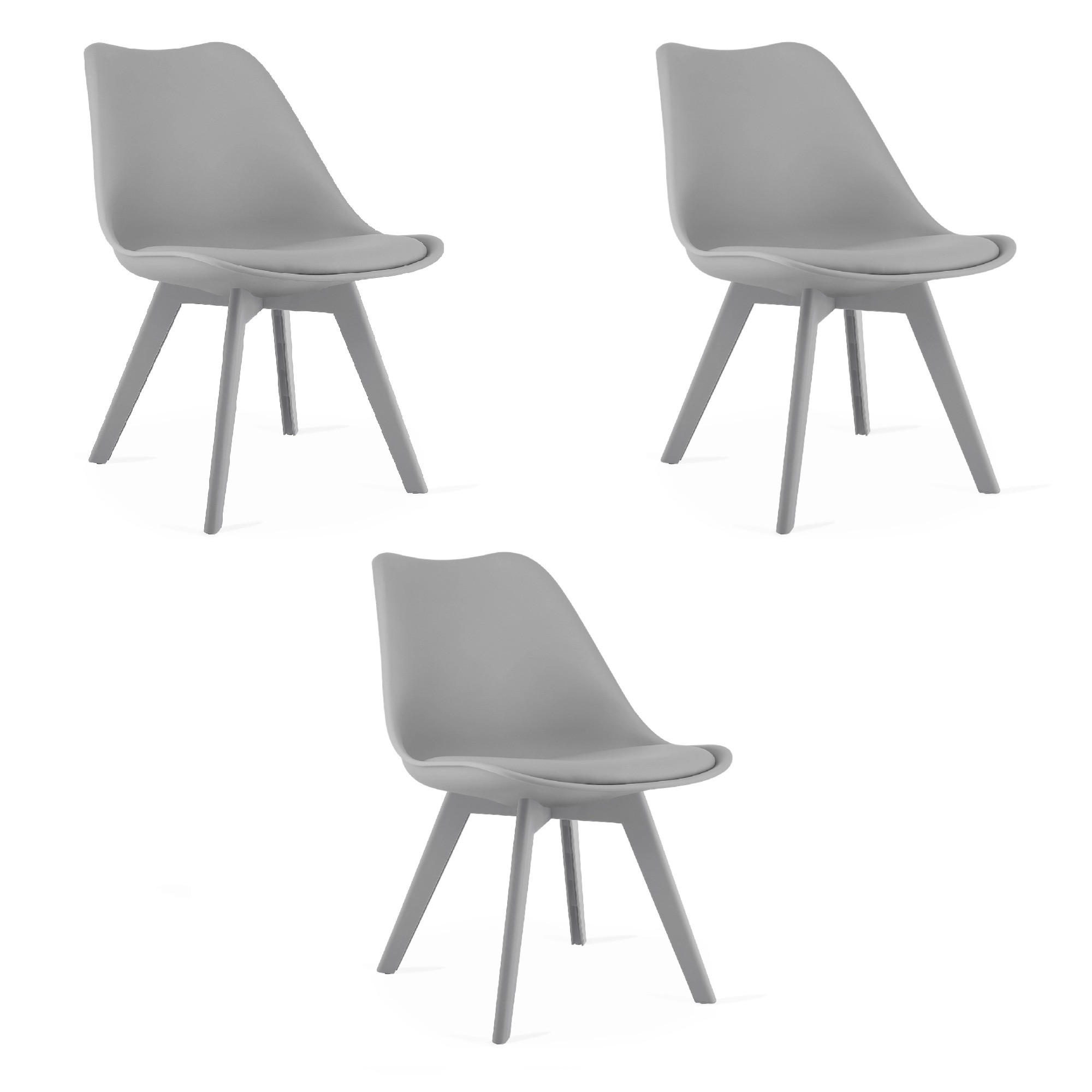 XXXLutz Stuhl Grau 49x50x43 cm