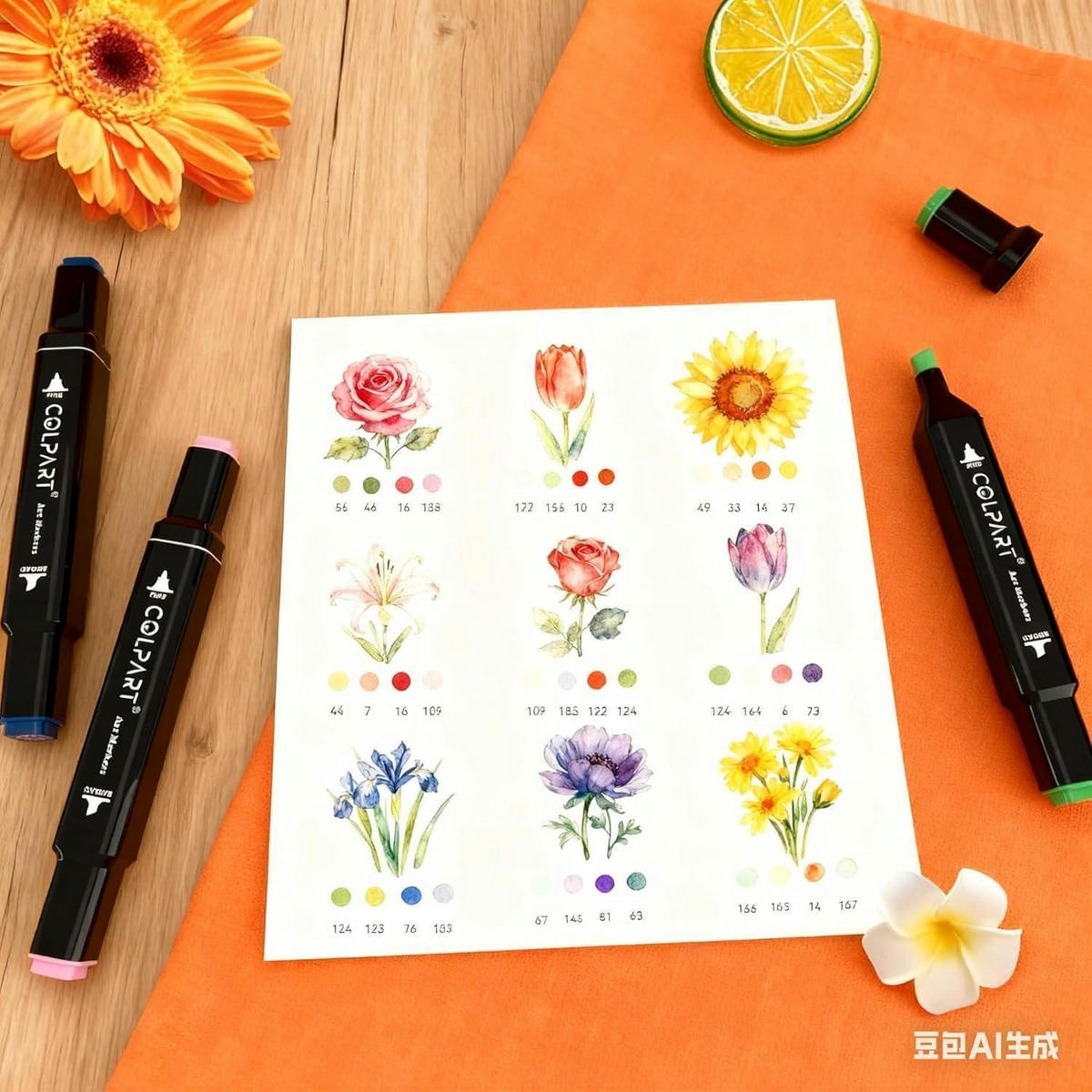 MARKER-SET 168-teiliges Set Doppelspitze Feinspitze & Keilspitze - Multicolor, Kunststoff (20.5/16/25cm)