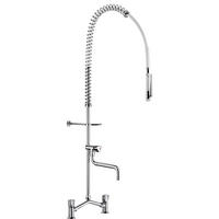 GESCHIRRSPÜLBRAUSE mit Zweigriffmischer MA150 und Handbrause 433000 - Chromfarben, Metall (20.7/12.2/98.5cm) - Delabie
