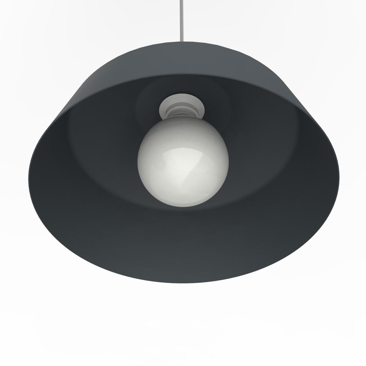 HÄNGELEUCHTE - Anthrazit, Metall (35/35/13cm) - Lumicom